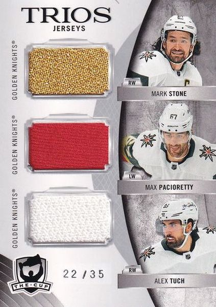 jersey karta STONE/PACIORETTY/TUCH 20-21 UD The CUP Trios Jerseys /35